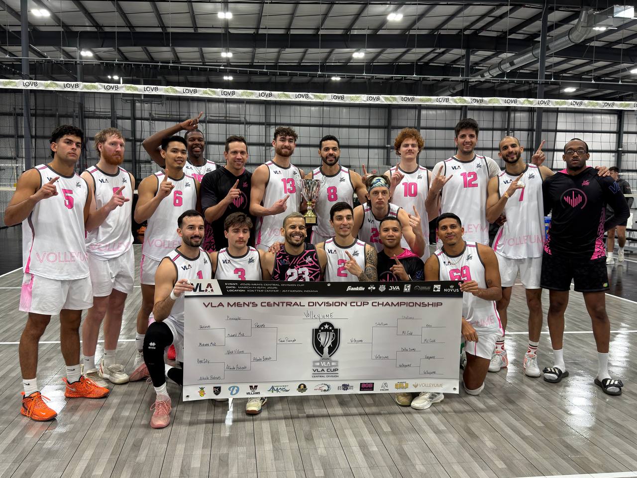 Volleyume 2026 VLA Central Division Cup Champions